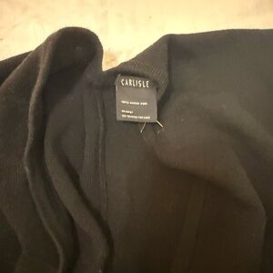 CARLISLE black poncho/ wrap
